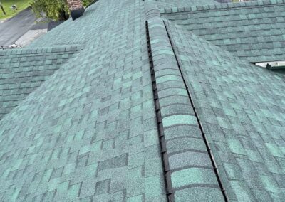 Green Asphalt Shingles